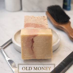 Old Money Men’s Tallow Soap – Crisp Citrus, Clean Woods & Smooth Amber (Cold-Process) 4 oz