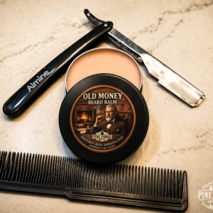 BEARD BALM — OLD MONEY – for Men – Bergamot, Amber & Sandalwood | Pine Forge Soap Co. (2 oz)